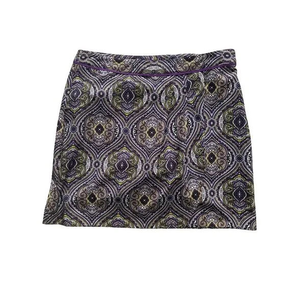 EP Pro Purple Medallion/Paisley Golf Tennis Pickleball Athletic Skort Size 10 - Picture 1 of 3